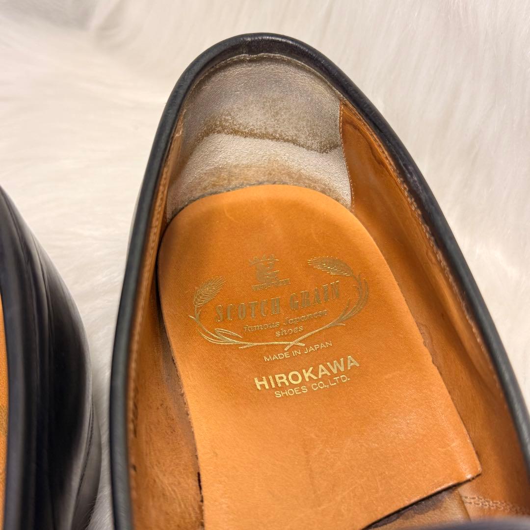 美品✨scotch grain スコッチグレイン  ローファー 黒
