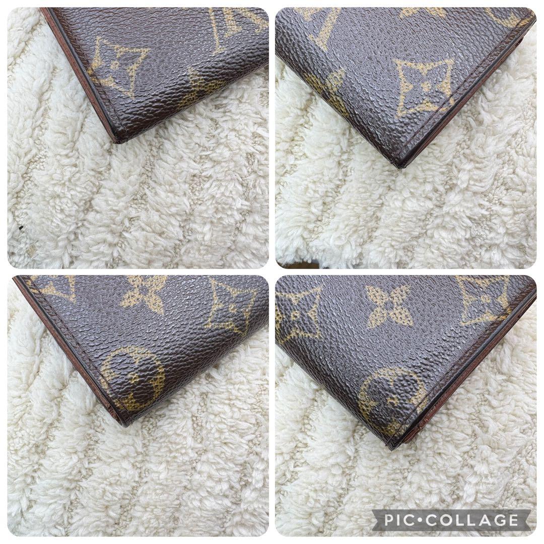 良品　ルイヴィトン　モノグラム　ポルトモネ　プラ　ケース