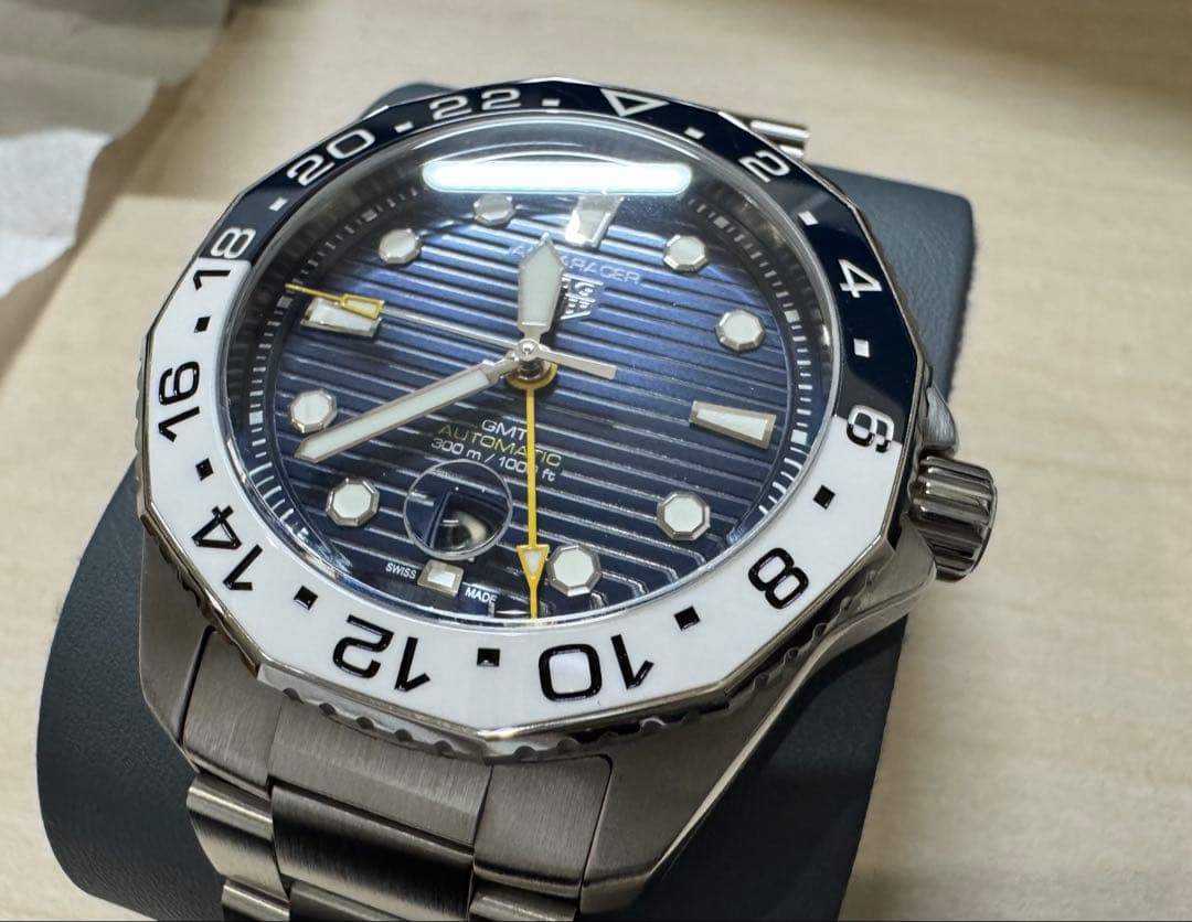 TAG Heuer タグホイヤー アクアレーサー キャリバー7 GMT自動巻時計