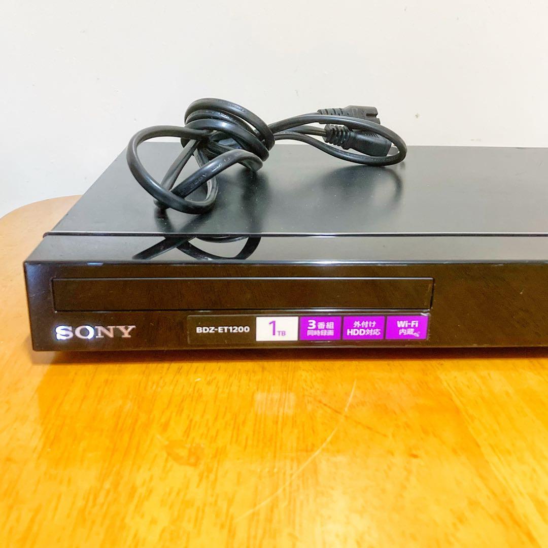 リモコン無しSONY ソニー　ブルーレイレコーダー HDD 1TB 3チューナー