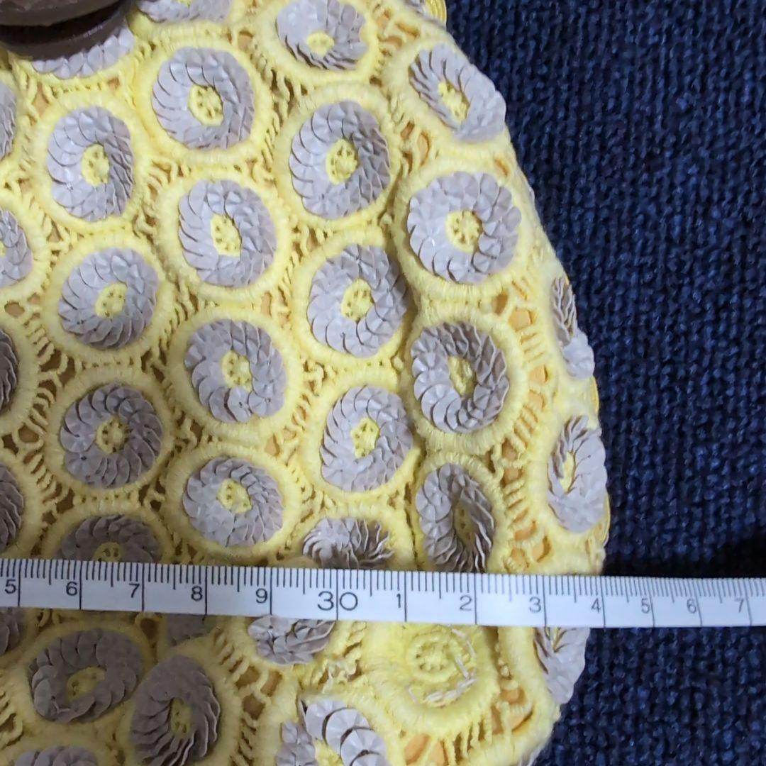 JAMINI PUECH イエローショルダーバッグ