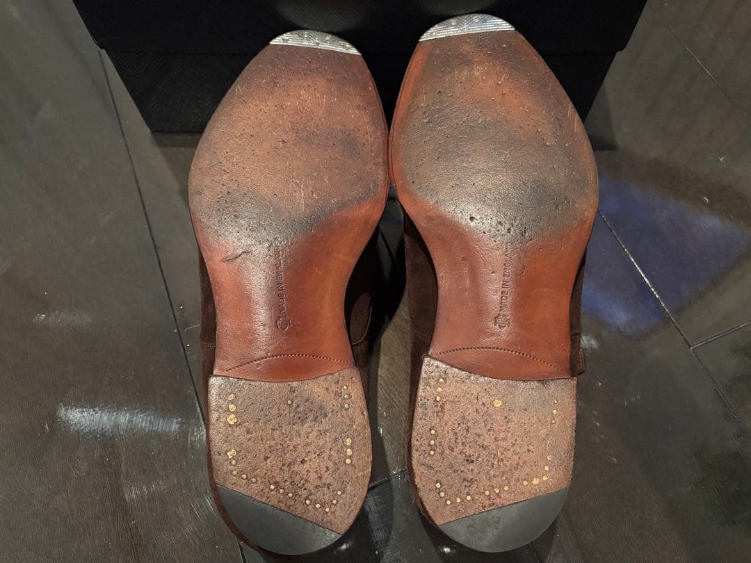 m*i様 エドワードグリーンWESTMINSTERダブルモンクストラップ スエー