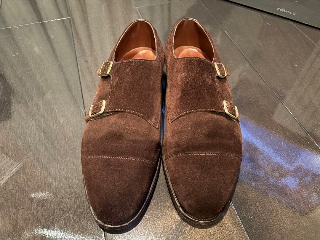 m*i様 エドワードグリーンWESTMINSTERダブルモンクストラップ スエー