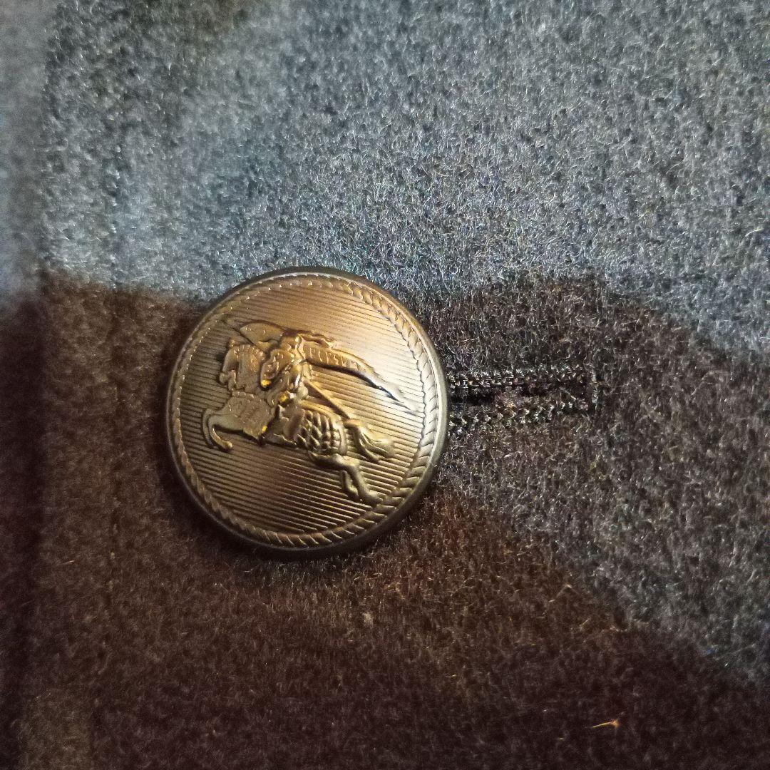 バーバリーブラックレーベル　M　ピーコート　ナポレオンコート