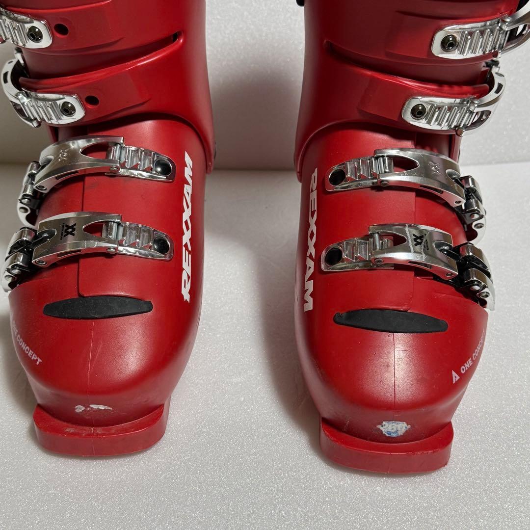 26CMRexxamレグザムZ95スキーブーツ赤色レッド格安299mm初心者激安