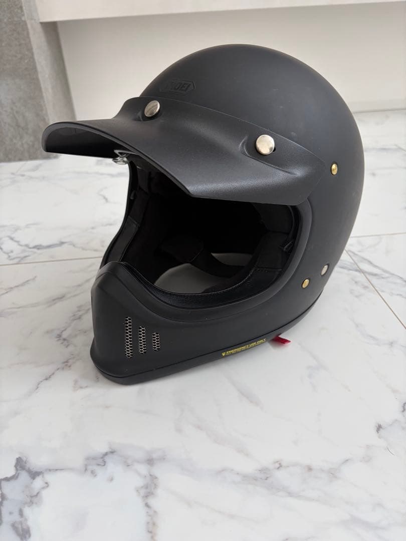 【美品】　SHOEI フルフェイスヘルメット マットブラック　Lサイズ