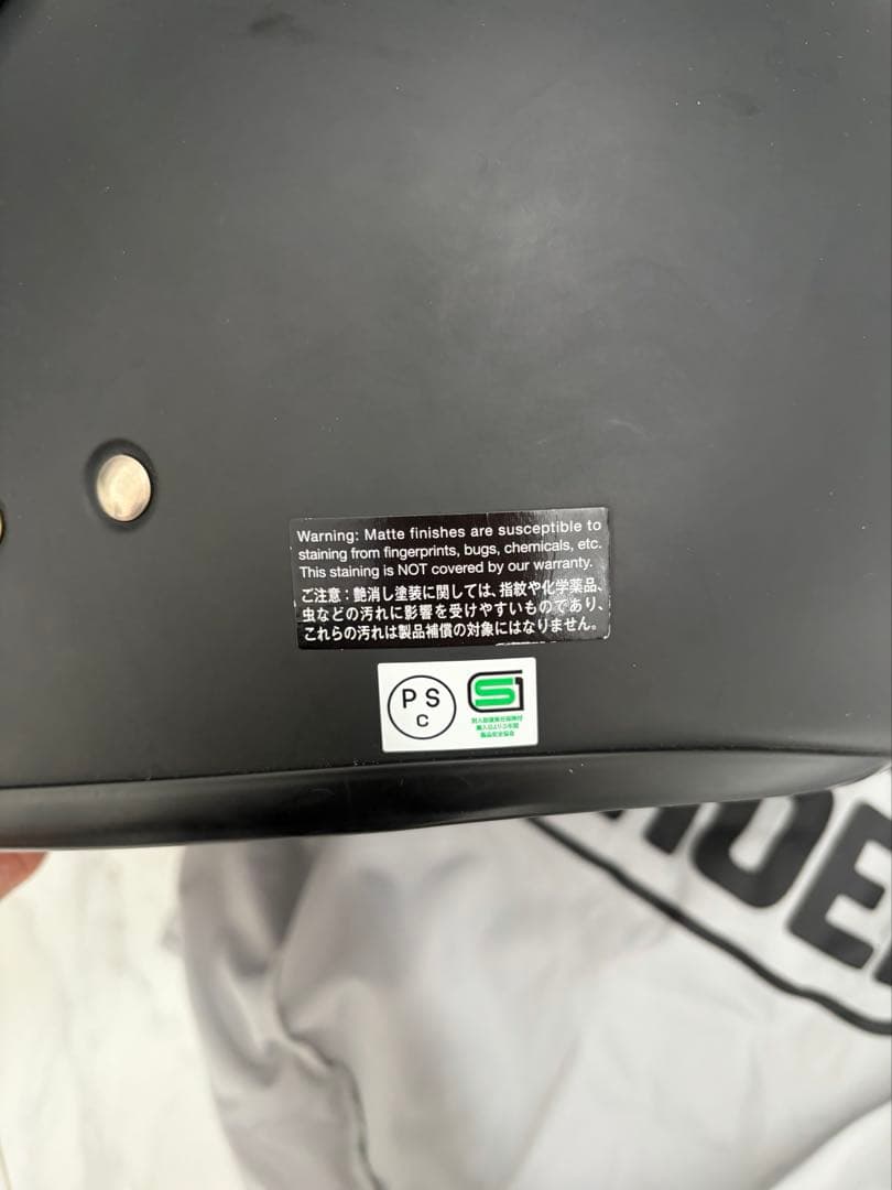 【美品】　SHOEI フルフェイスヘルメット マットブラック　Lサイズ