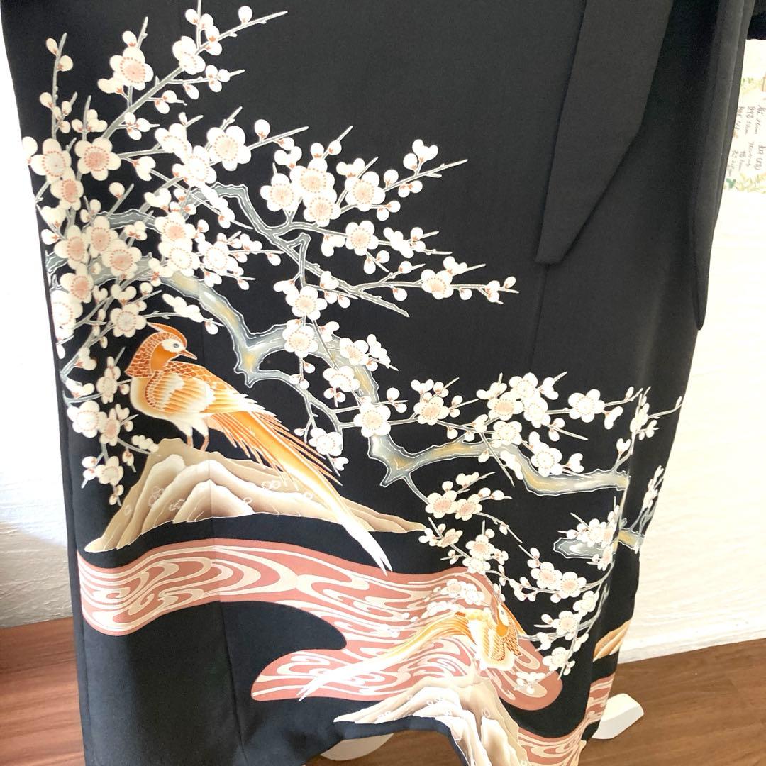 黒留袖リメイク　スタンドカラーワンピース他3点セット