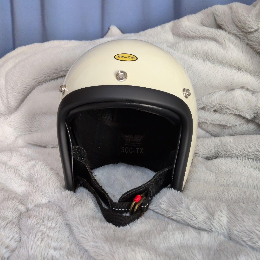 500-TX ホワイト ジェットヘルメット