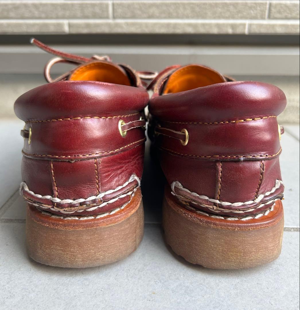 Timberland バーガンディ3eye classic lug