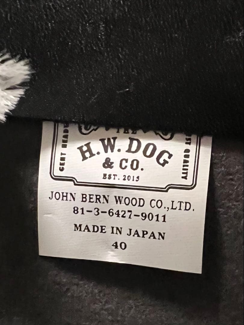 THE H.W.DOG&CO. PINCH-H ハット サイズ40