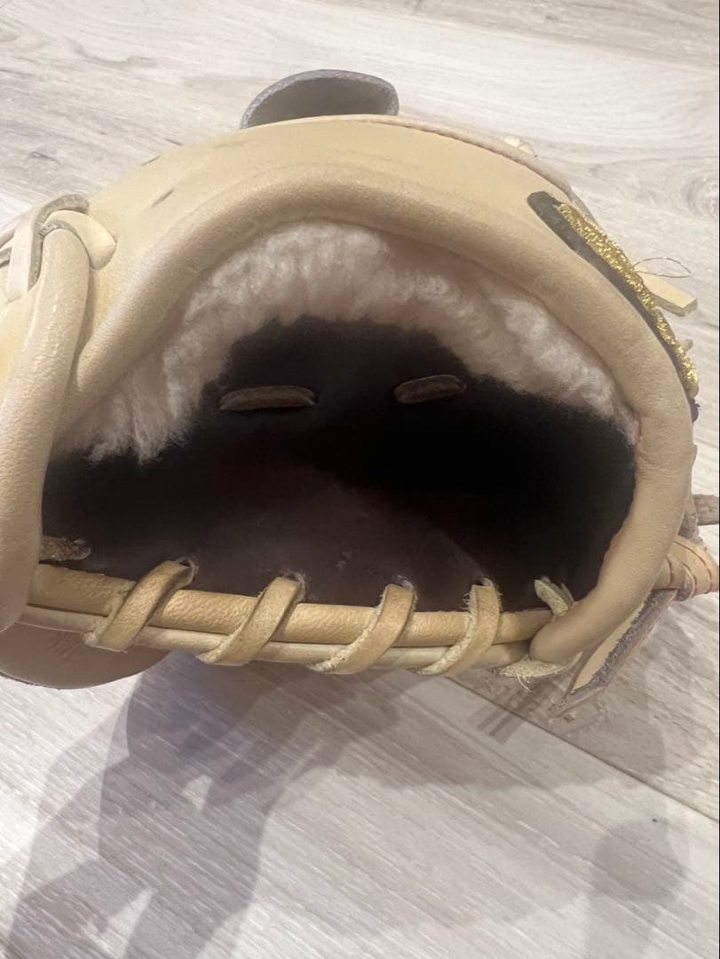 テッペン　teppen 硬式グラブ　投手用　右投げ用　ウェブ曲げない　ブロンド