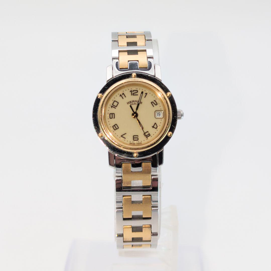 極美品✨HERMES エルメス クリッパー レディース 腕時計 cl4.220