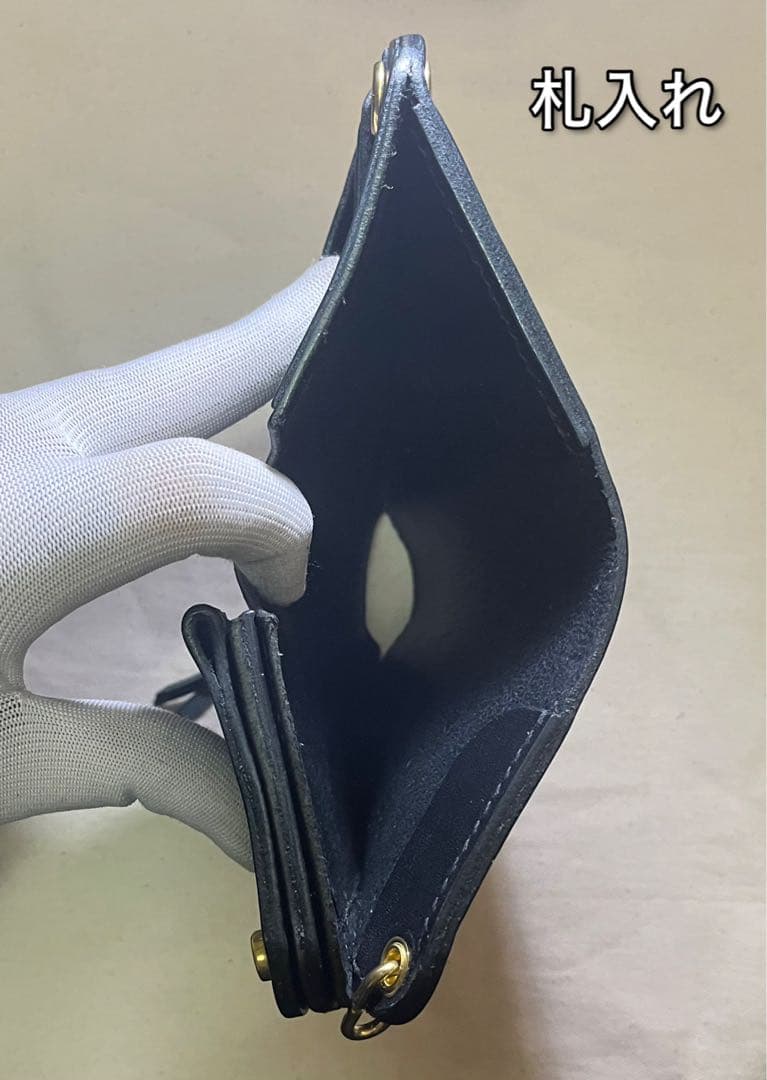 ミドル トラッカーウォレット 姫路レザー タンニン鞣し