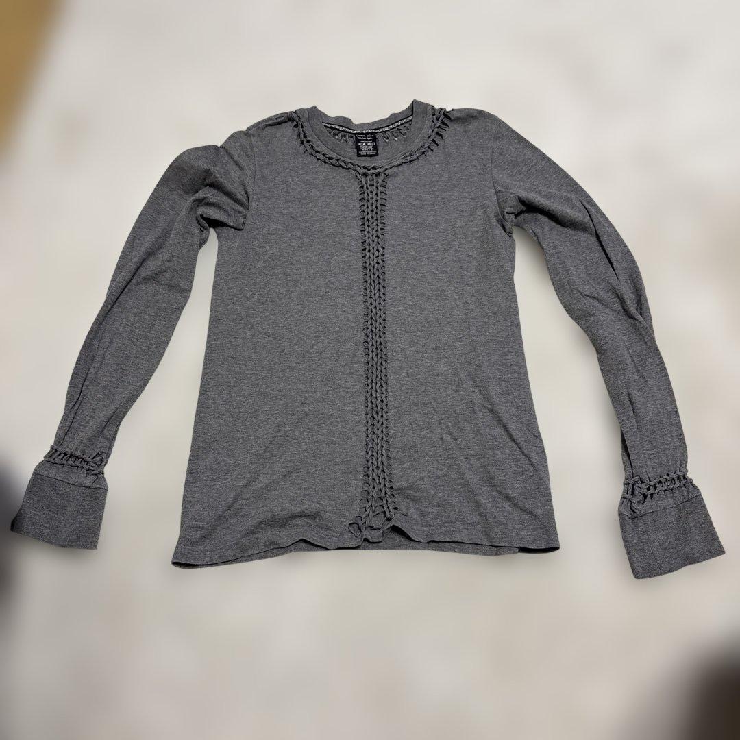 NUMBER (N)INE 編み込みデザインカットソー　ロンT 初期