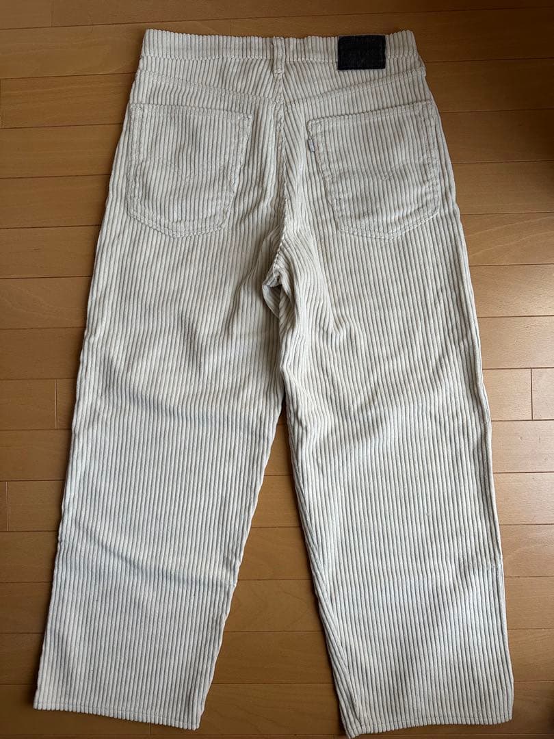 levi's silvertab コーデュロイ　オフホワイト