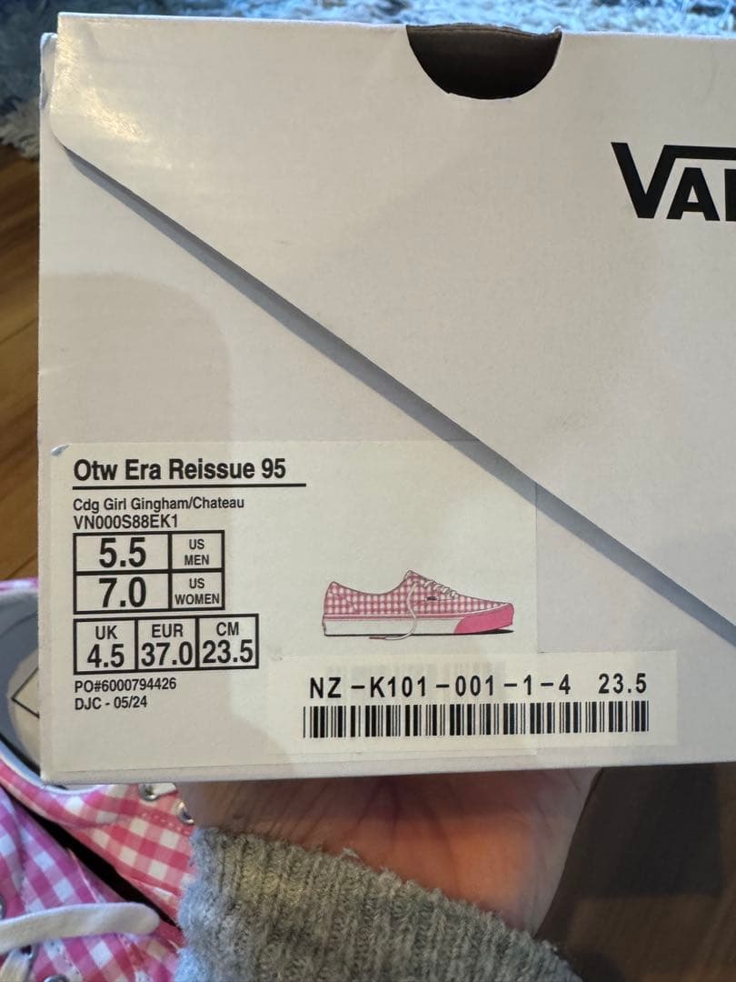 COMMEdesGARCONS VANS ギンガムチェック