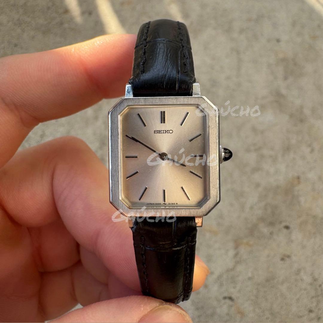 【新品電池】SEIKO レクタンギュラー スクエア ヴィンテージ tank 美品