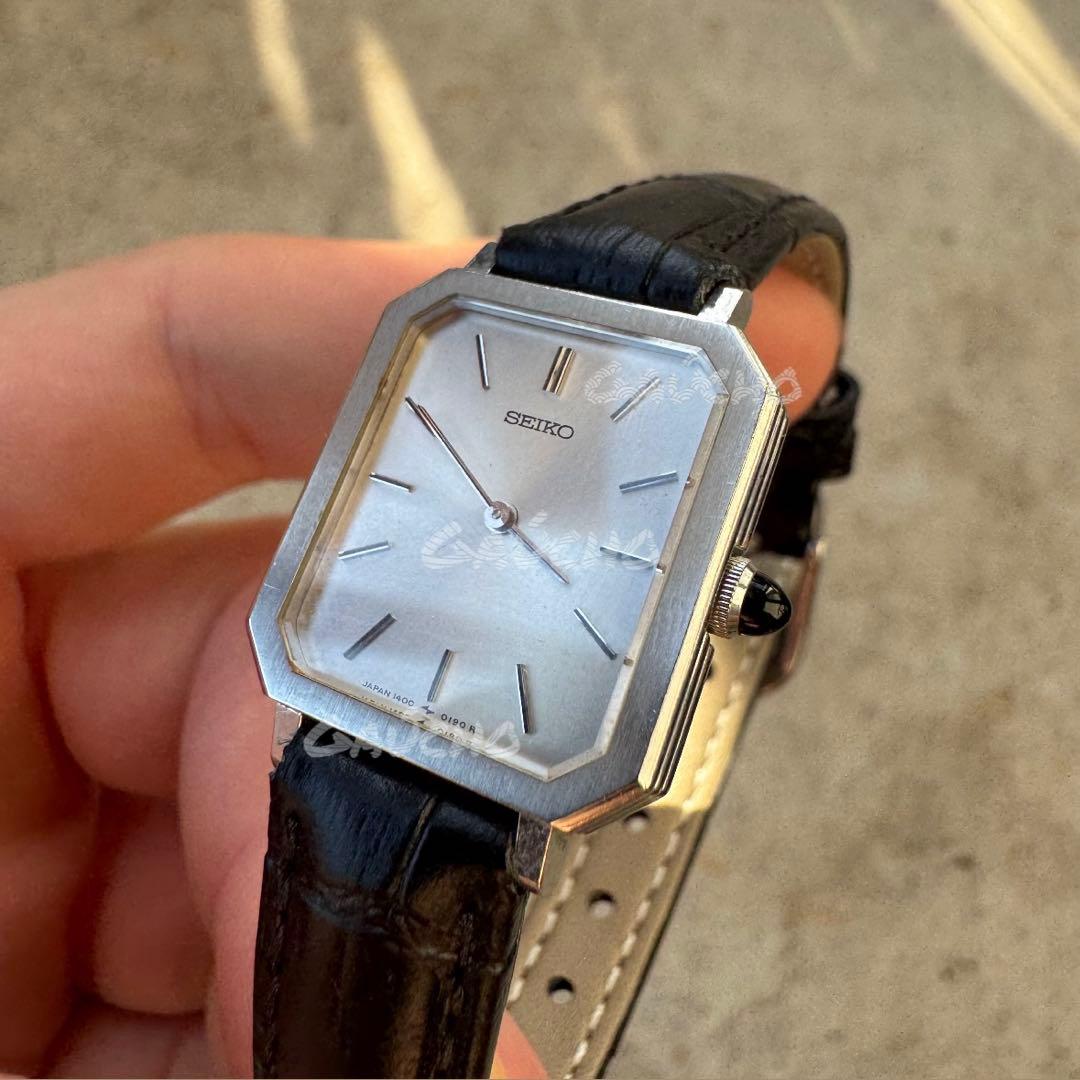 【新品電池】SEIKO レクタンギュラー スクエア ヴィンテージ tank 美品