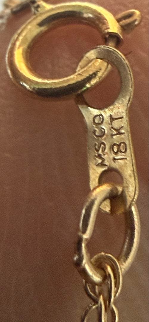 18KT ゴールド ネックレス 総重量1.8g 金製品