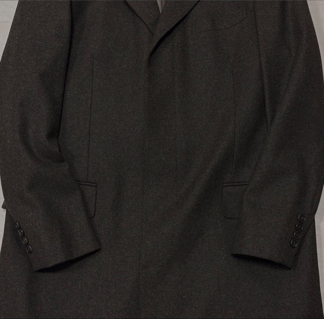 23AW Brooks Brothers フランネル チェスターコート オリーブ