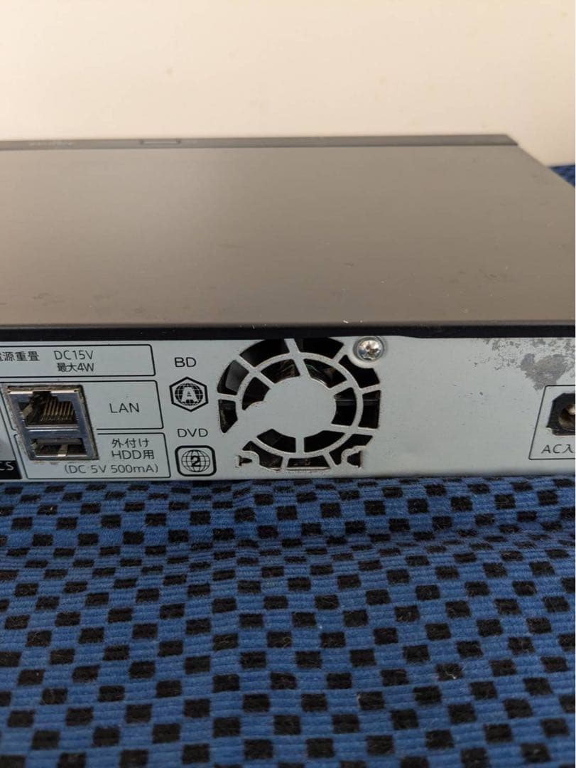 SHARPブラック ブルーレイレコーダー