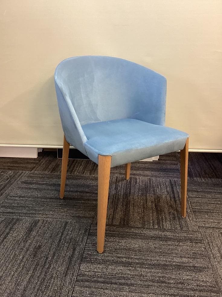 ラスト１脚　arflex　アルフレックス　FLUTE　フルーテ　ブルー系　A