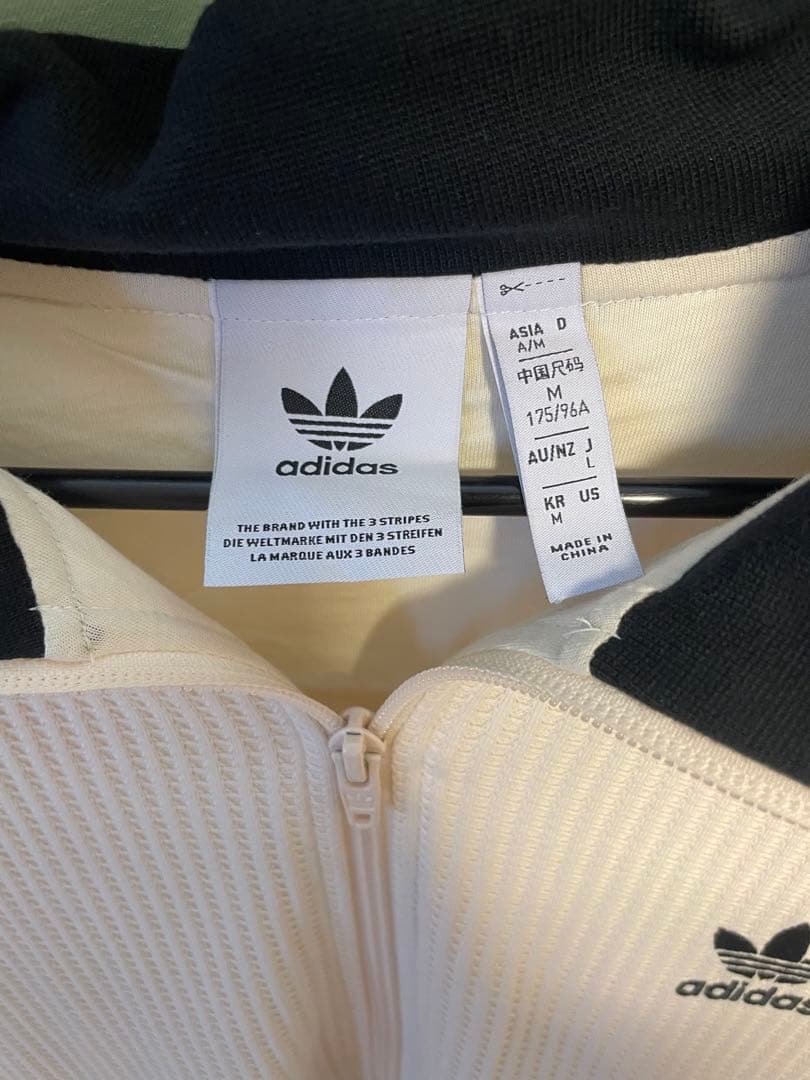 アディダス トラックジャケット トラックトップ ワッフル ホワイト