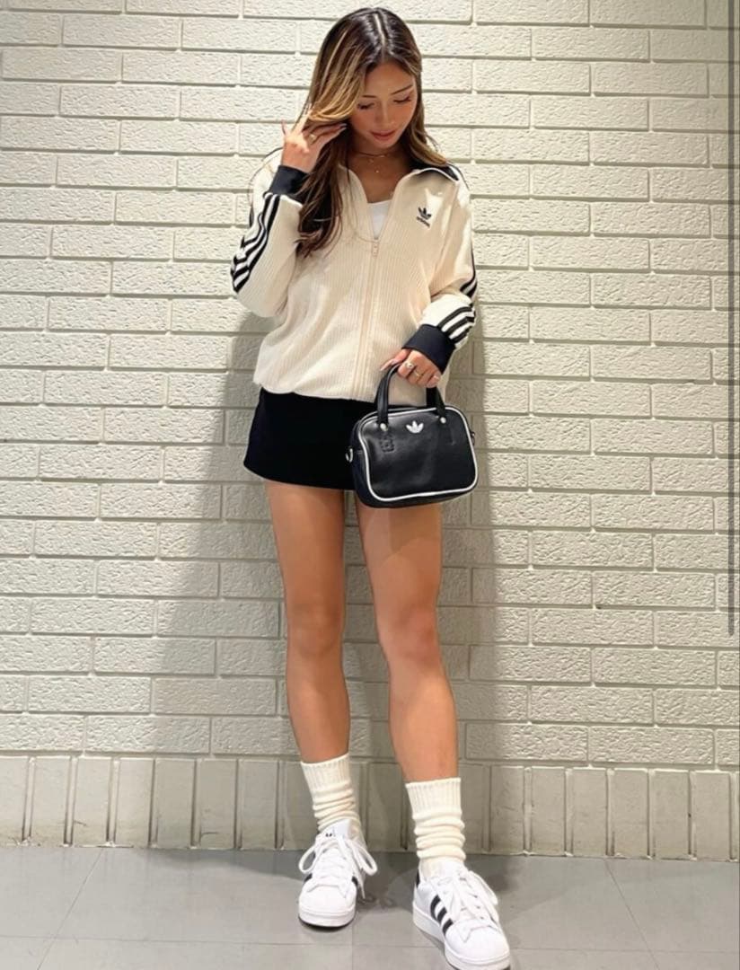 アディダス トラックジャケット トラックトップ ワッフル ホワイト