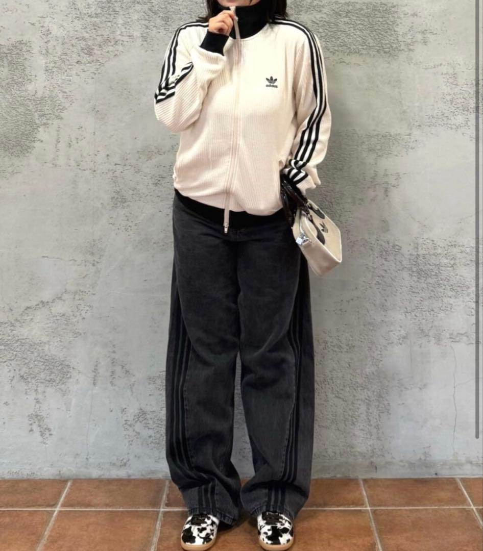 アディダス トラックジャケット トラックトップ ワッフル ホワイト