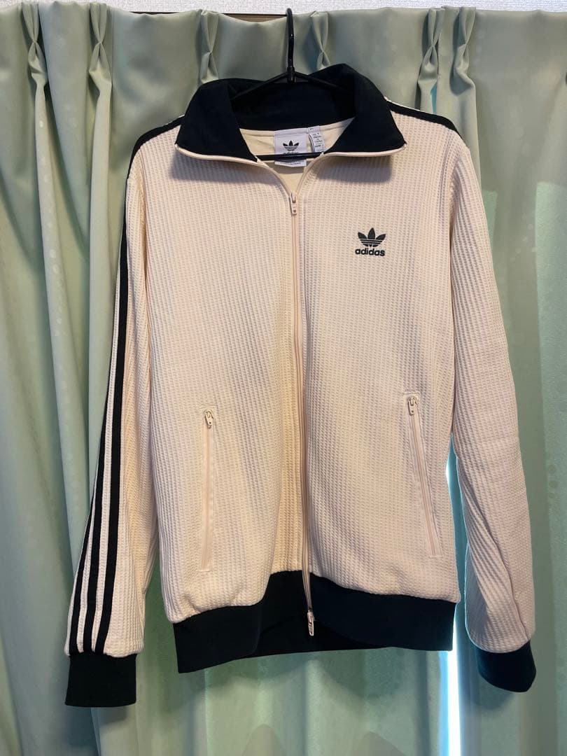 アディダス トラックジャケット トラックトップ ワッフル ホワイト