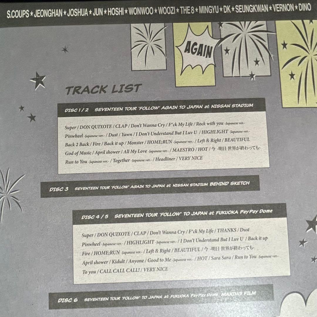 K-POP・アジア SEVENTEEN DVD FOLLOW AGAIN TO JAPAN