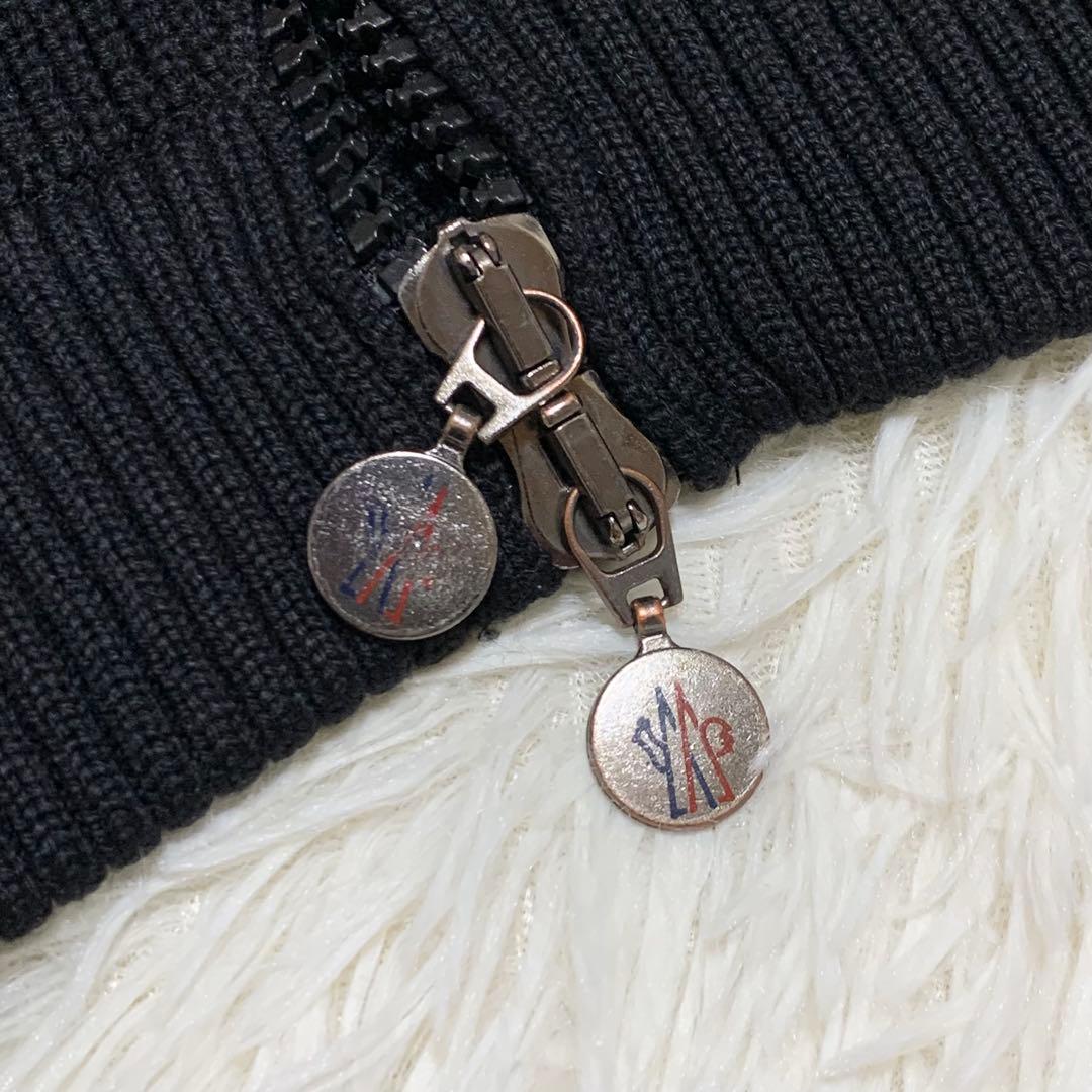 【美品】モンクレール ダウンベスト ハイブリッド フード付き ブラック M