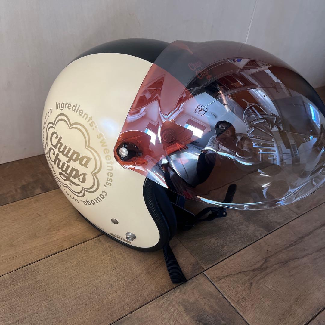 美品！レア！チュッパチャップスヘルメット　フリーサイズ