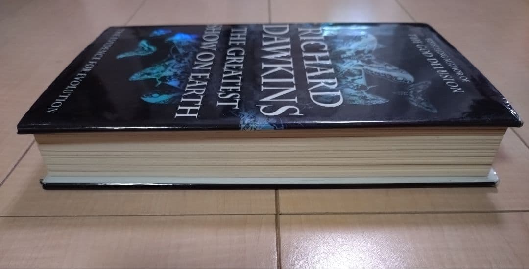 TheGreatestShowonEarthサイン入 リチャード・ドーキンス