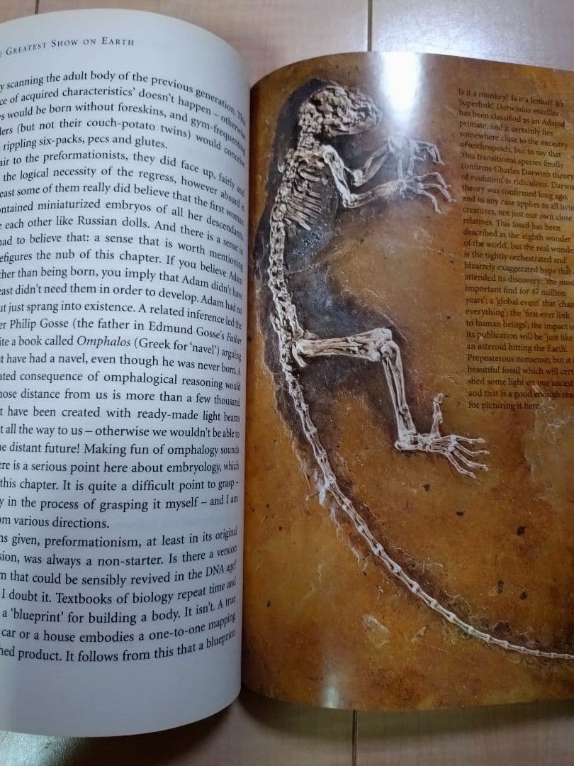 TheGreatestShowonEarthサイン入 リチャード・ドーキンス