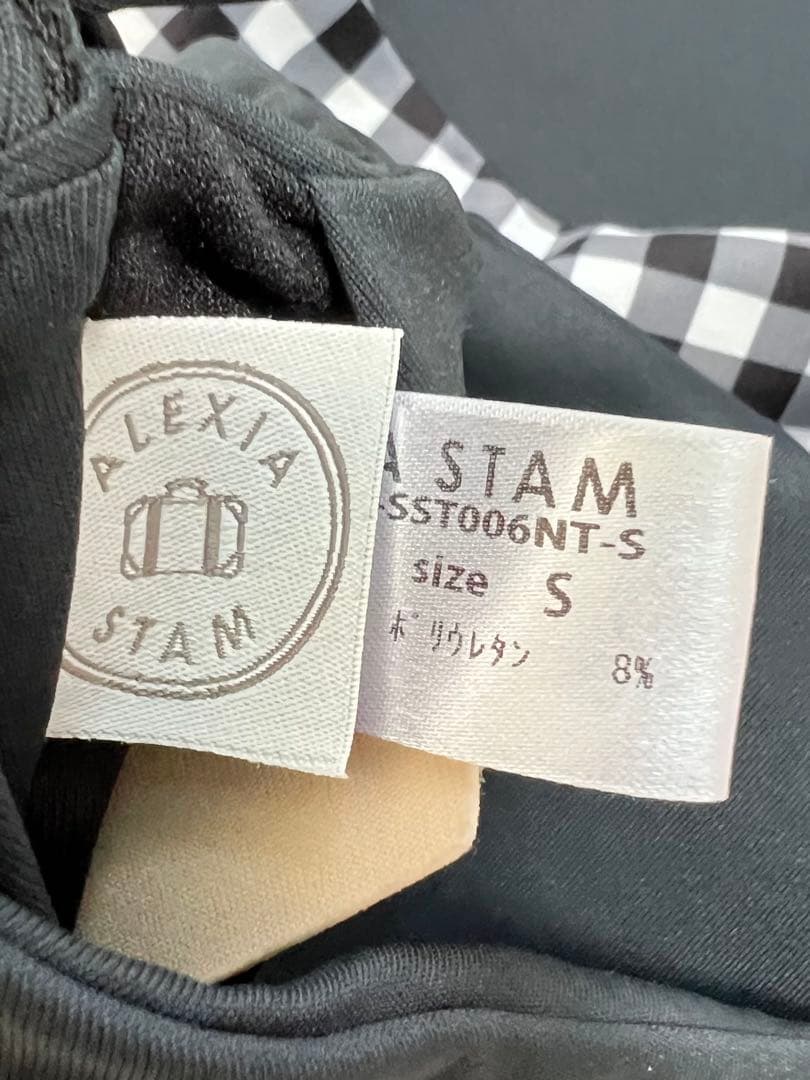 【美品】 ALEXIA STAM ♡ ギンガムチェックビキニ S M