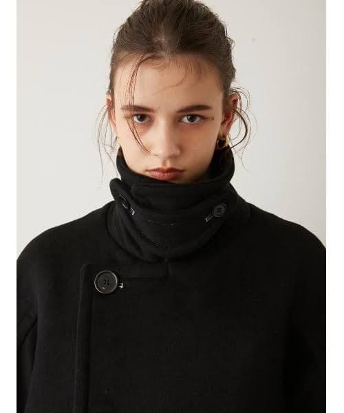 LA PEAU DE GEM 3way スタンドカラーロングコート