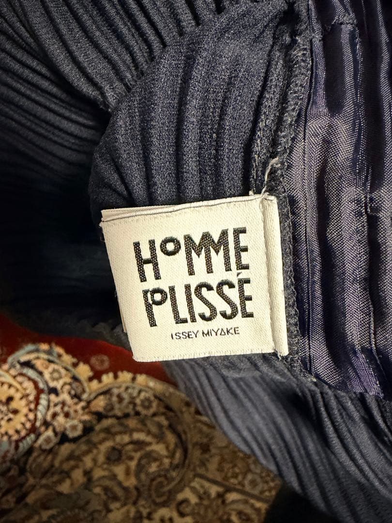 HOMME PLISSÉ ISSEY MIYAKE ネイビー パンツ 1