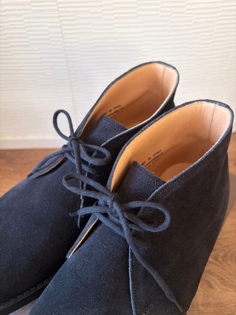 【新品未使用】Church's Ryder3 LW ブラック スエード7.5 F