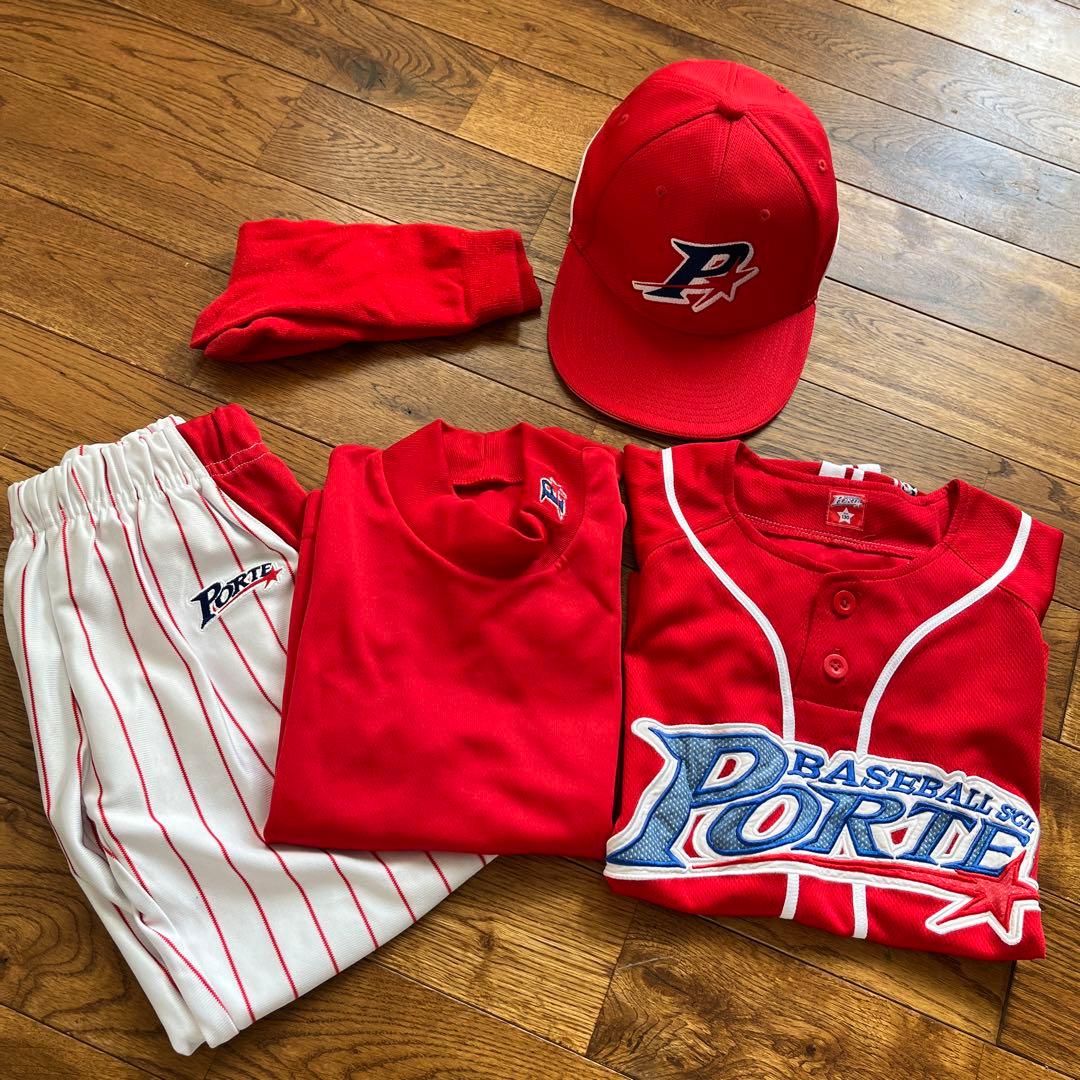 ポルテ　ユニフォーム5点セット　サイズ130 記名なし