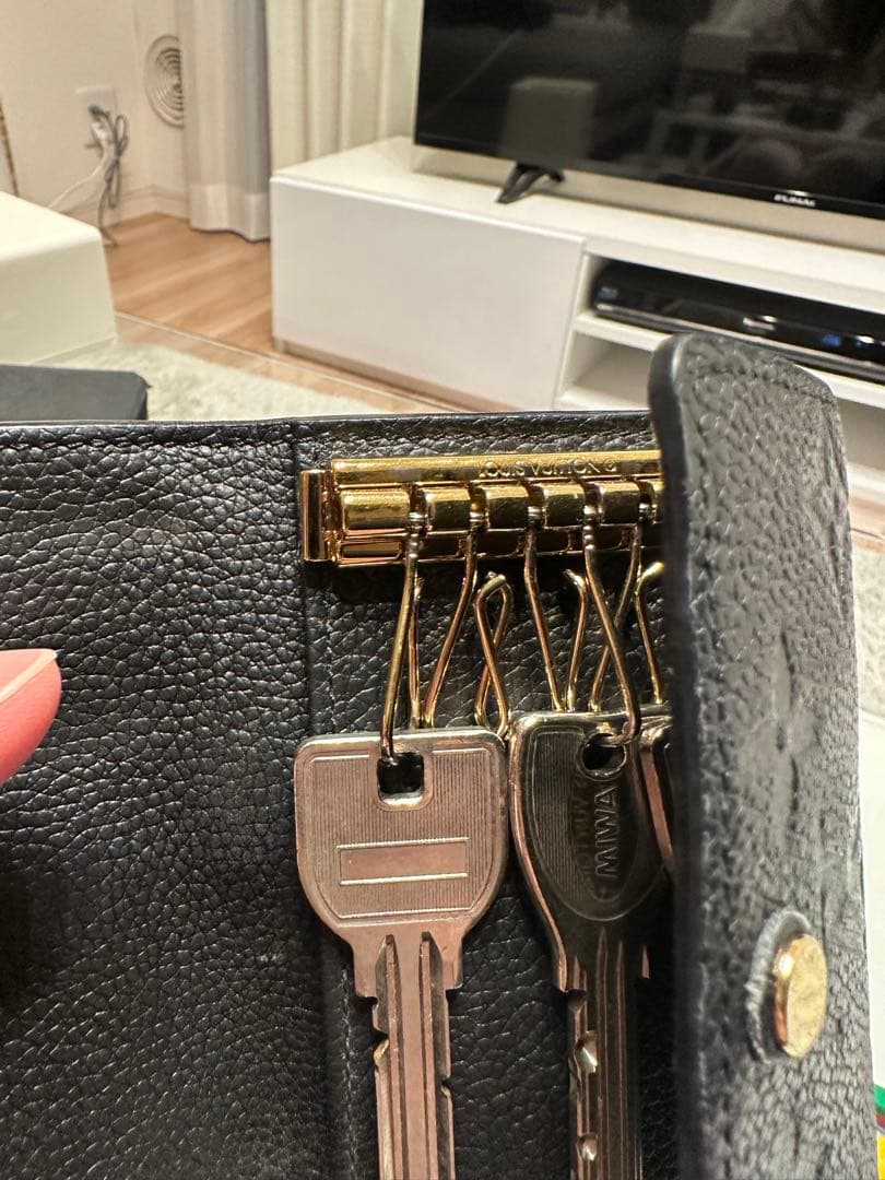 Louis Vuitton キーケース ミニルティクレ 6 ブラック