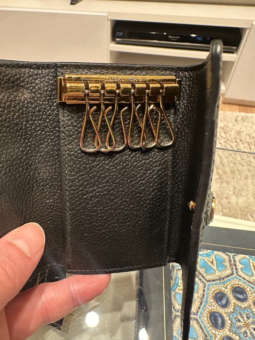 Louis Vuitton キーケース ミニルティクレ 6 ブラック