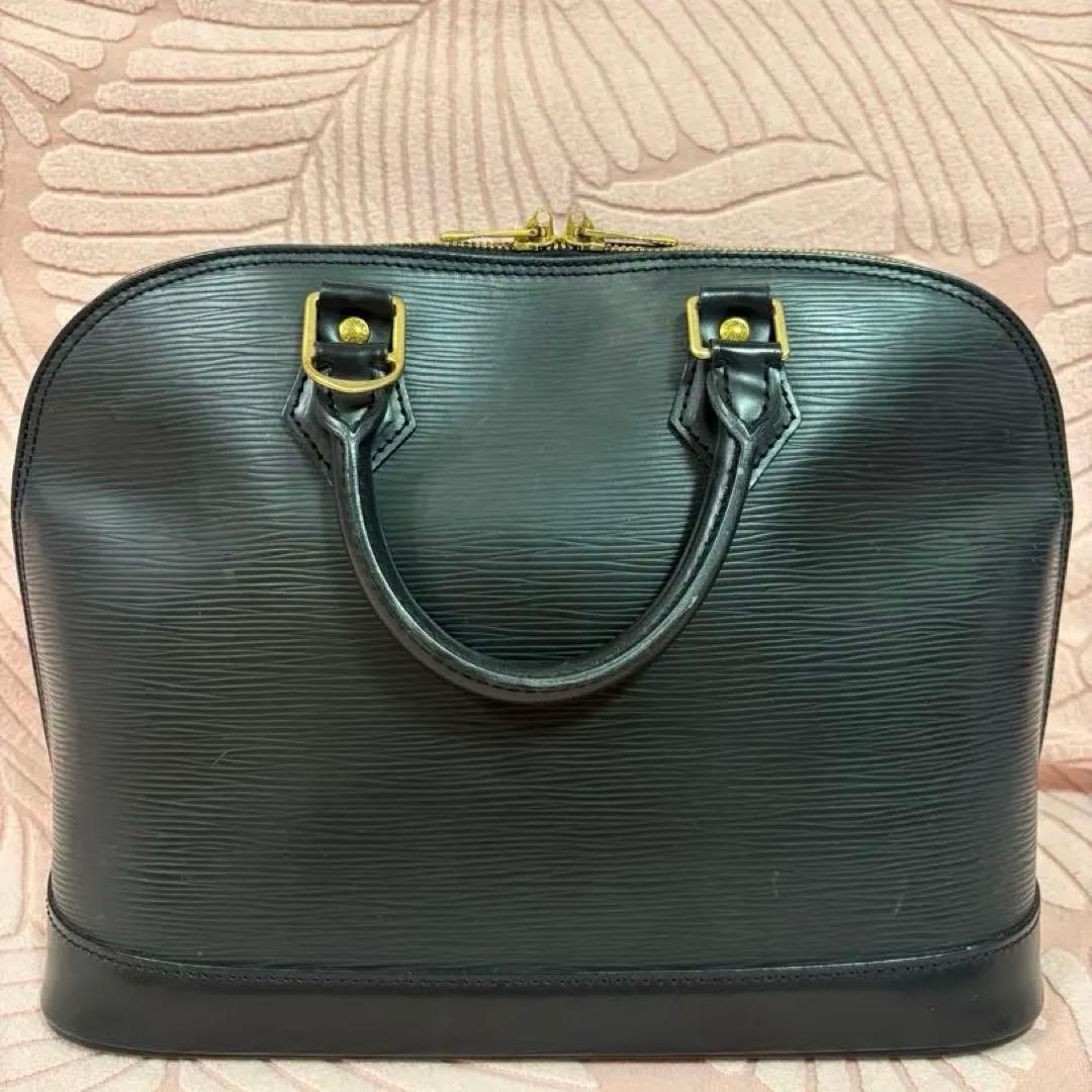 限定価格Louis Vuitton エピレザーブラック ハンドバッグ多少値下げ可