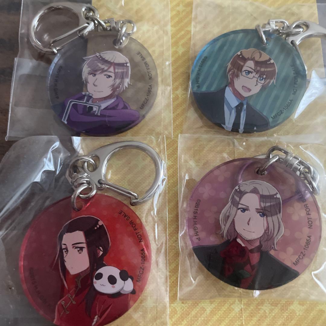 ヘタリア　イギリス　CD キーホルダー　5点セット