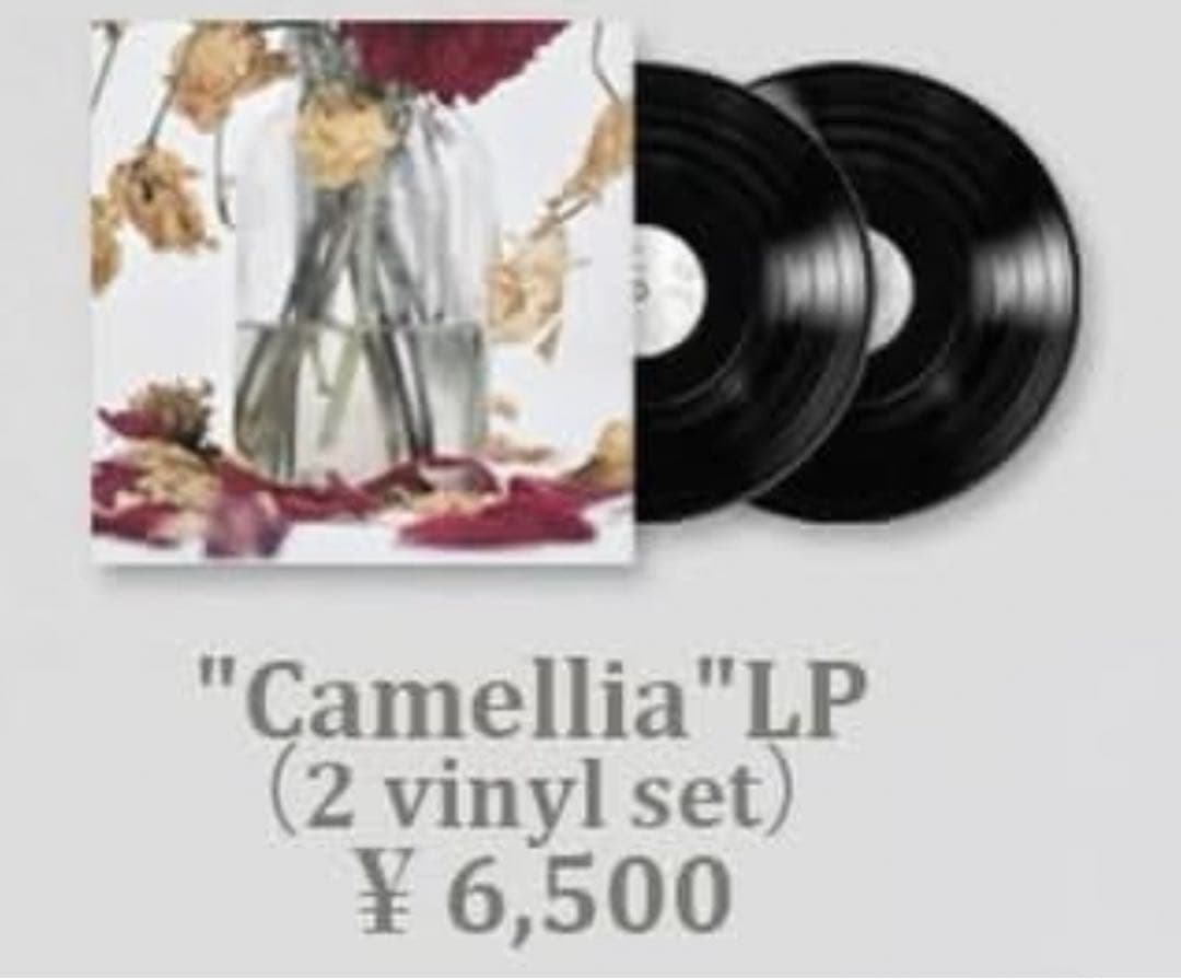 唾奇 武道館公演 Camellia LP (2 vinyl set)
