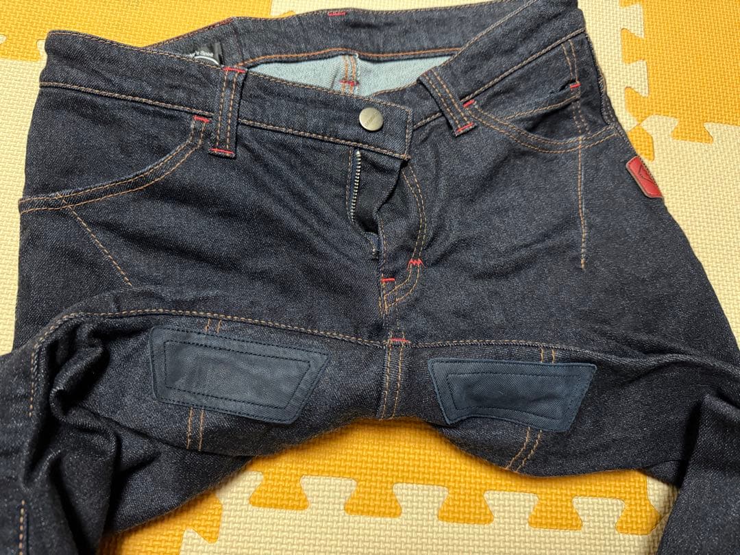 クシタニ 女性用 デニムパンツ L 新品 膝ガード付き 日本製