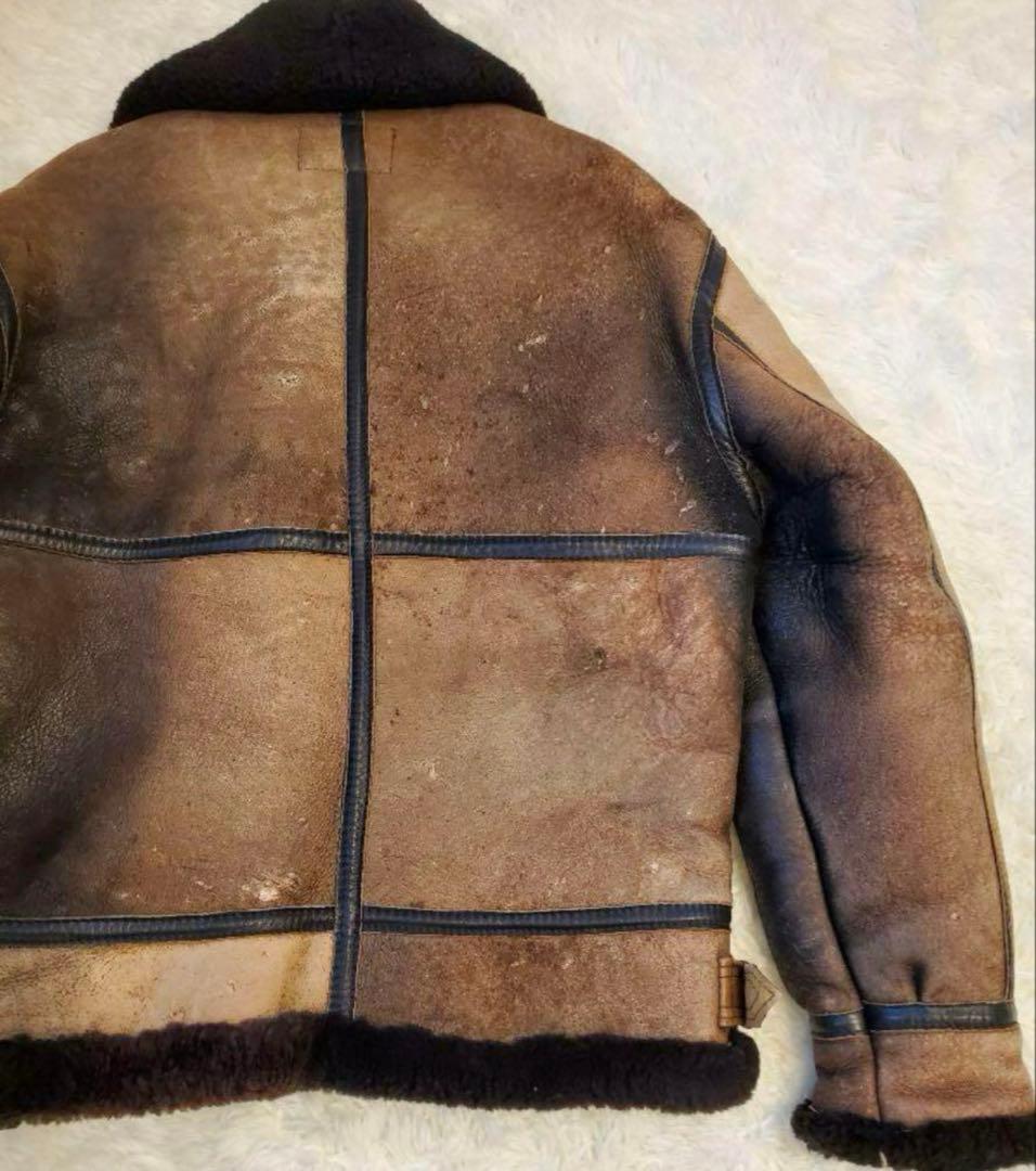 t*o様 U.S.SHEEPSKINB-3フライトジャケット 羊革 ラスト