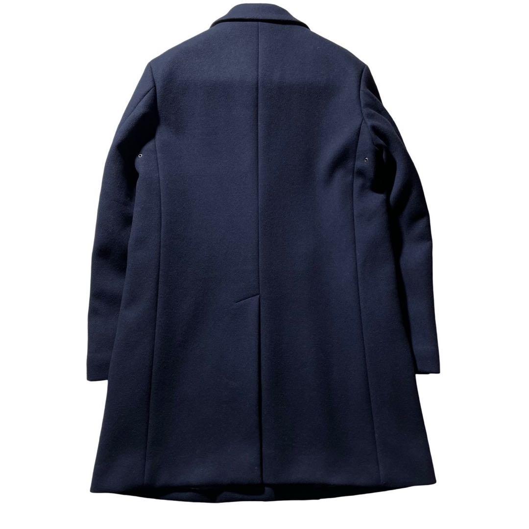 極美品■SHIPS チェスターコート　スーパー160’S メリノウールメルトン