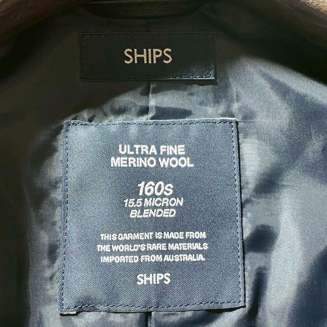 極美品■SHIPS チェスターコート　スーパー160’S メリノウールメルトン